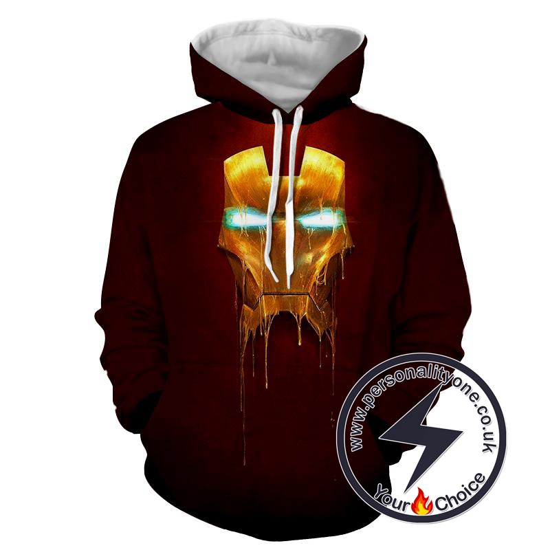 Iron Man - Iron Man 3D - Iron Man Hoodies